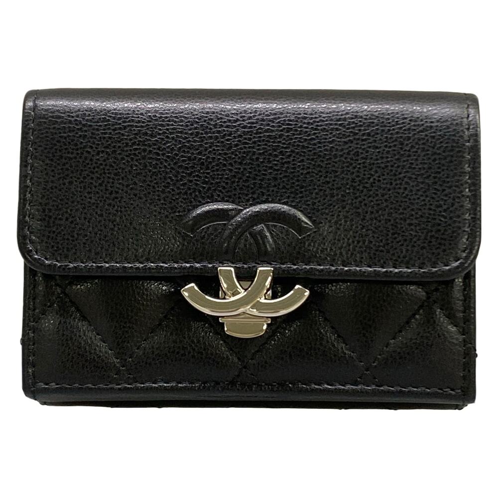 Chanel Small flap wallet, matrasse Trifold Wallet AP1175